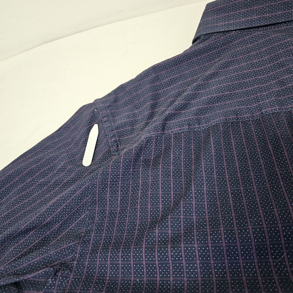 Bugatchi OoohCotton Tech Button Down Shirt XXL 8-Way Stretch Long Sleeve - Picture 8 of 9